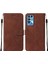 Note 10 / Note 11I Için Kabartmalı Pu Deri Stand Cüzdan Telefon Kılıfı - Kahverengi (Yurt Dışından) 1