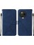 Note 12 Pro 4g Için Kabartmalı Pu Deri Stand Cüzdan Telefon Kılıfı - Mavi (Yurt Dışından) 1