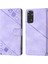 Redmi Note 11S / Note 11 4g Için Deri Cüzdan Flip Stand Telefon Kılıfı - Mor (Yurt Dışından) 1