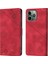 iPhone 11 Pro Max Için Deri Cüzdan Flip Stand Telefon Kılıfı - Kırmızı (Yurt Dışından) 1