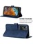 Gt Neo 3 Için Kabartmalı Pu Deri Stand Cüzdan Telefon Kılıfı - Mavi (Yurt Dışından) 2