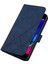 iPhone Se 2020 / 8 / 7 / 6s / 6 Için Kabartmalı Pu Deri Stand Cüzdan Telefon Kılıfı - Mavi (Yurt Dışından) 2