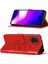 Mi 10 / Mi 10 Pro 5g Için Kelebek Pu Deri Çevirmeli Cüzdan Stand Telefon Kılıfı - Kırmızı (Yurt Dışından) 1