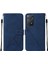 Redmi Note 11 Pro 5g / 4g Için Kabartmalı Pu Deri Stand Cüzdan Telefon Kılıfı - Mavi (Yurt Dışından) 1