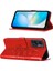 Hot 12 / X6817 Için Kelebek Pu Deri Çevirmeli Cüzdan Stand Telefon Kılıfı - Kırmızı (Yurt Dışından) 1