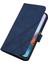 Redmi Note 10 Pro / 10 Pro Max Için Kabartmalı Pu Deri Stand Cüzdan Telefon Kılıfı - Mavi (Yurt Dışından) 3