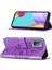 Galaxy A52 4g / 5g / A52S 5g Için Kelebek Pu Deri Çevirmeli Cüzdan Stand Telefon Kılıfı - Açık Mor (Yurt Dışından) 1