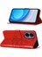 Camon 19 Neo Için Kelebek Pu Deri Çevirmeli Cüzdan Stand Telefon Kılıfı - Kırmızı (Yurt Dışından) 1