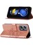 Poco X4 Gt 5g Için Kelebek Pu Deri Çevirmeli Cüzdan Stand Telefon Kılıfı - Rose Gold (Yurt Dışından) 1