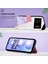 Poco M4 5g / Poco M5 5g Için Mermer Desenli Pu Deri Cüzdan Telefon Kılıfı - Beyaz / Mor (Yurt Dışından) 5