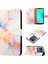 Smart 7 Için Mermer Desenli Pu Deri Cüzdan Telefon Kılıfı - Renkli (Yurt Dışından) 1