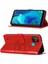 Pop 5 Için Kelebek Pu Deri Çevirmeli Cüzdan Stand Telefon Kılıfı - Kırmızı (Yurt Dışından) 1