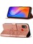 Spark 5 Air / Spark 6 Air Için Kelebek Pu Deri Çevirmeli Cüzdan Stand Telefon Kılıfı - Rose Gold (Yurt Dışından) 1