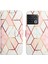 10 Pro Için Mermer Desenli Pu Deri Cüzdan Telefon Kılıfı - Pembe / Beyaz (Yurt Dışından) 4