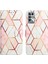 Note 10 / Note 11I Için Mermer Desenli Pu Deri Cüzdan Telefon Kılıfı - Pembe / Beyaz (Yurt Dışından) 4