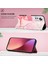 12 Lite Için Mermer Desenli Pu Deri Cüzdan Telefon Kılıfı - Rose Gold (Yurt Dışından) 5