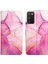 Galaxy A03S Için Mermer Desenli Pu Deri Cüzdan Telefon Kılıfı - Pembe (Yurt Dışından) 4