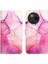 Note 12 Pro 4g Için Mermer Desenli Pu Deri Cüzdan Telefon Kılıfı - Pembe (Yurt Dışından) 4