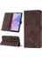 A78 Için Deri Cüzdan Flip Stand Telefon Kılıfı - Kahverengi (Yurt Dışından) 2