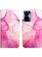 Camon 19 Pro 5g Için Mermer Desenli Pu Deri Cüzdan Telefon Kılıfı - Pembe (Yurt Dışından) 4