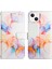 iPhone 13 Mini Için Mermer Desenli Pu Deri Cüzdan Telefon Kılıfı - Renkli (Yurt Dışından) 4