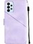 Galaxy A32 5G/M32 5g Için Deri Cüzdan Flip Stand Telefon Kılıfı - Mor (Yurt Dışından) 4