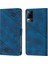 V20 V21E 4g Y73 2021 Için Deri Cüzdan Flip Stand Telefon Kılıfı - Mavi (Yurt Dışından) 1