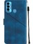 Camon 18I Için Deri Cüzdan Flip Stand Telefon Kılıfı - Mavi (Yurt Dışından) 3