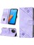 Note 12 Pro 4g Için Deri Cüzdan Flip Stand Telefon Kılıfı - Mor (Yurt Dışından) 2