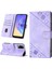 V20 V21E 4g Y73 2021 Için Deri Cüzdan Flip Stand Telefon Kılıfı - Mor (Yurt Dışından) 2