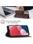 Galaxy A13 4g Için Deri Cüzdan Flip Stand Telefon Kılıfı - Kahverengi (Yurt Dışından) 5