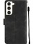 Galaxy S23+ Için Deri Cüzdan Flip Stand Telefon Kılıfı - Siyah (Yurt Dışından) 4