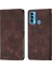 Camon 18I Için Deri Cüzdan Flip Stand Telefon Kılıfı - Kahverengi (Yurt Dışından) 1
