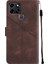 Smart 6 Için Deri Cüzdan Flip Stand Telefon Kılıfı - Kahverengi (Yurt Dışından) 3