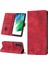 Galaxy S21 Fe Için Deri Cüzdan Flip Stand Telefon Kılıfı - Kırmızı (Yurt Dışından) 2