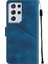 Galaxy S21 Ultra 5g Için Deri Cüzdan Flip Stand Telefon Kılıfı - Mavi (Yurt Dışından) 3