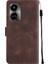 Camon 19 Için Deri Cüzdan Flip Stand Telefon Kılıfı - Kahverengi (Yurt Dışından) 3