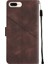 iPhone 8 Plus/7 Plus/6s Plus/6 Plus Için Deri Cüzdan Flip Stand Telefon Kılıfı - Kahverengi (Yurt Dışından) 3