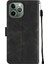 iPhone 11 Pro Max Için Deri Cüzdan Flip Stand Telefon Kılıfı - Siyah (Yurt Dışından) 4