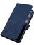 iPhone 11 Pro Max Için Kabartmalı Pu Deri Stand Cüzdan Telefon Kılıfı - Mavi (Yurt Dışından) 3