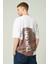 Erkek Baskılı Oversize Kısa Kollu T-Shirt 1