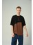 Erkek Baskılı Oversize Kısa Kollu T-Shirt 1