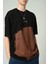 Erkek Baskılı Oversize Kısa Kollu T-Shirt 2