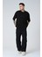 Erkek Yazı Kabartma Baskılı Kısa Kollu Oversize Basic T-Shirt 1