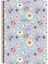 A4 Çizgili Defter Çiçek - Mavi 1