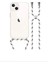 Apple iPhone 11 ile Uyumlu Ipli Boyun Askılı Silikon Kılıf Şeffaf Renk Kartlıklı Dulcet Epiphany Kılıf 3
