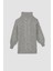 DeFacto Kız Çocuk Balıkçı Yaka Örgü Desenli Triko Elbise V0845A621WN