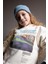Kız Çocuk Kapüşonlu İçi Yumuşak Tüylü Sweatshirt Y9626A622WN 3