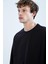 Oversize Fit Bisiklet Yaka Uzun Kollu İçi Yumuşak Tüylü Sweatshirt W4690AZ22AU 4