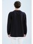 Oversize Fit Bisiklet Yaka Uzun Kollu İçi Yumuşak Tüylü Sweatshirt W4690AZ22AU 5